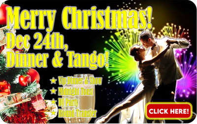 Christmas Tango Night in Buenos Aires with vip service