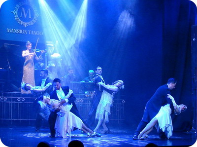 Mansion Tango Show in Buenos Aires a group of experienced Tango dancers