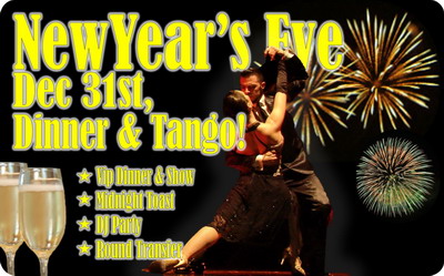 New Year's Eve Tango Show in Buenos Aires more info here for last minute booking