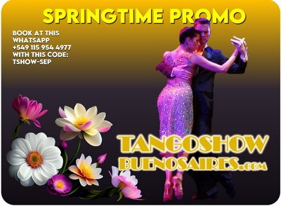 September Promotion Tango Show Buenos Aires
