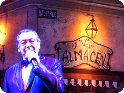 El Viejo Almacen Tango Show Hugo Marcel great Tango singer