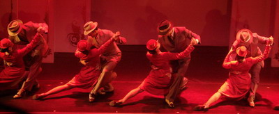 New Year’s Eve Tango show at Café de los Angelitos chorus line