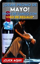 Promocin Show de Tango Buenos Aires Semana de Mayo 