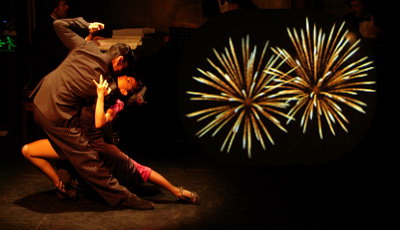 Reveillon Night Tango Show at El Viejo Almacen gala dancers and fireworks