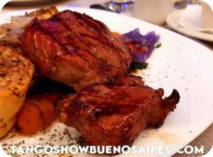 El Querandi Tango Show Buenos Aires beef for dinner